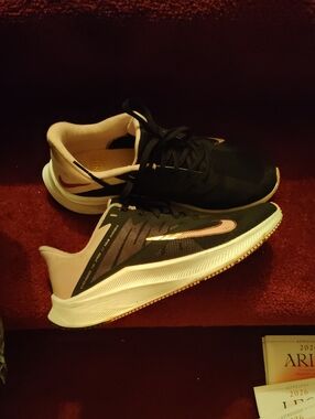 Nike Black and Pink Performance Trainers